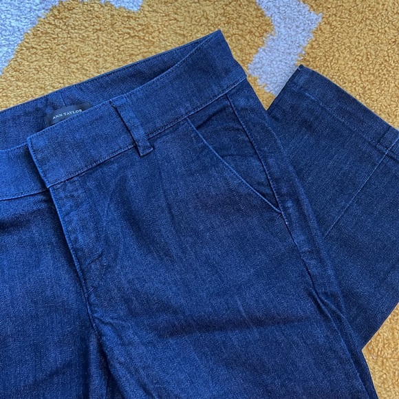 Ann Taylor dark denim trousers - Picture 3 of 5